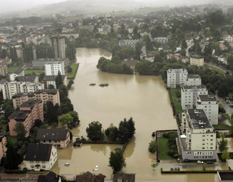 Inondations Delémont 2007