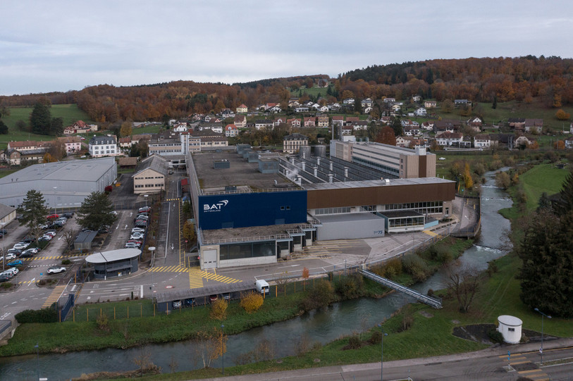 Le site de BAT à Boncourt a trouvé un nouvel acquéreur. (Photo archives : Georges Henz)