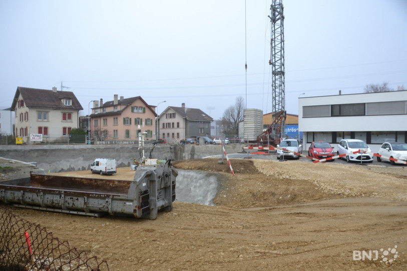 centre médical en construction à Delémont