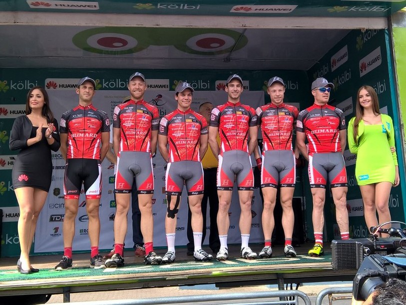 Les coureurs du Team Humard Vélo-Passion présents sur le Tour du Costa Rica