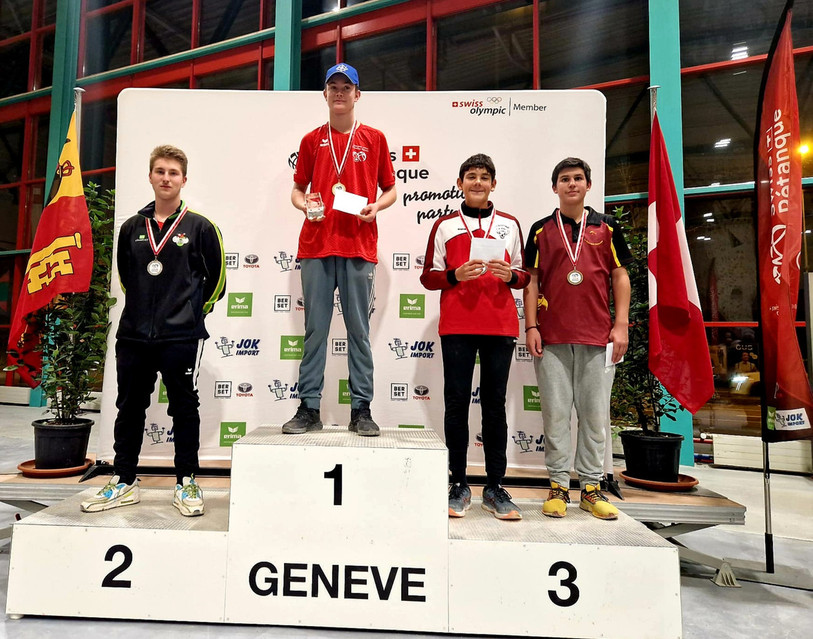 Adriano dos Santos de La Côtate a terminé 2e. Photo: Swiss Pétanque