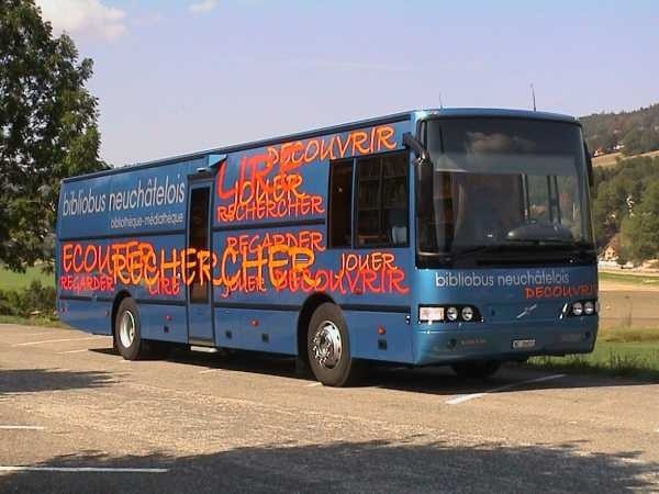 Un référendum veut assurer le financement Bibliobus neuchâtelois. Photo: Bibliobus.ch