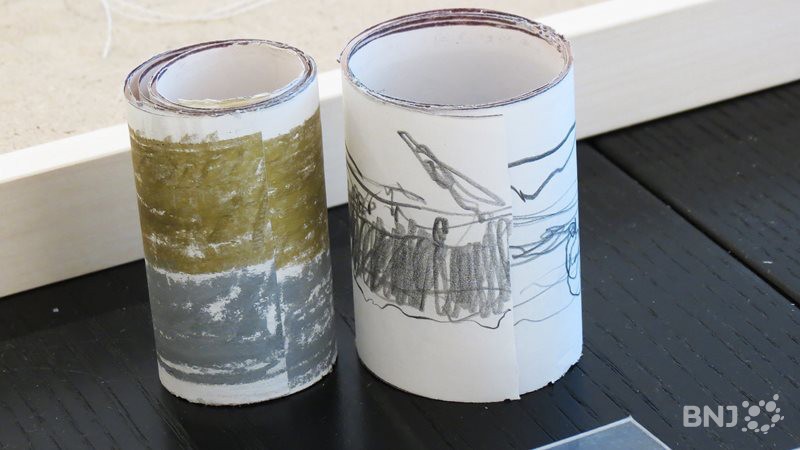 Rouleaux de dessins sans fin