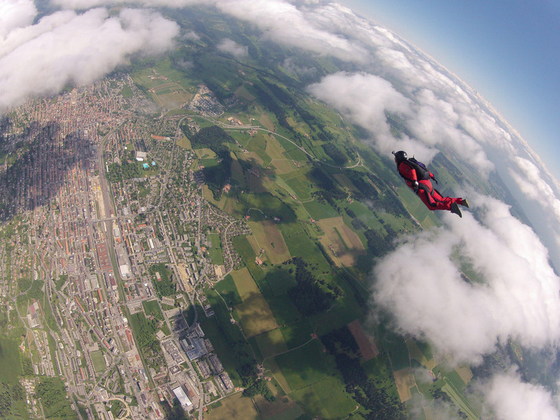 saut en parachute