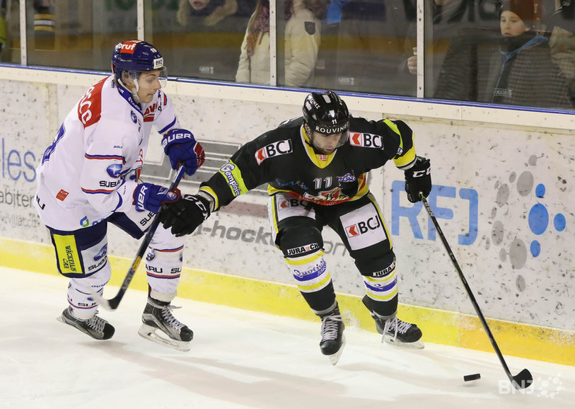 Victor Barbero a inscrit le 10e et dernier but ajoulot (Photo Mauricette Schnider)