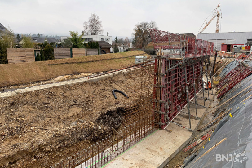 Les travaux doivent permettre de protéger le quartier de la manufacture Ruedin contre les crues.