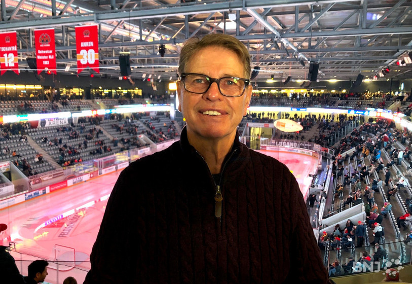 Richmond Gosselin s'est dit heureux d'être de passage dans la région. Il a marqué les esprits au HC Ajoie et au HC Bienne dans les années 80 et 90.