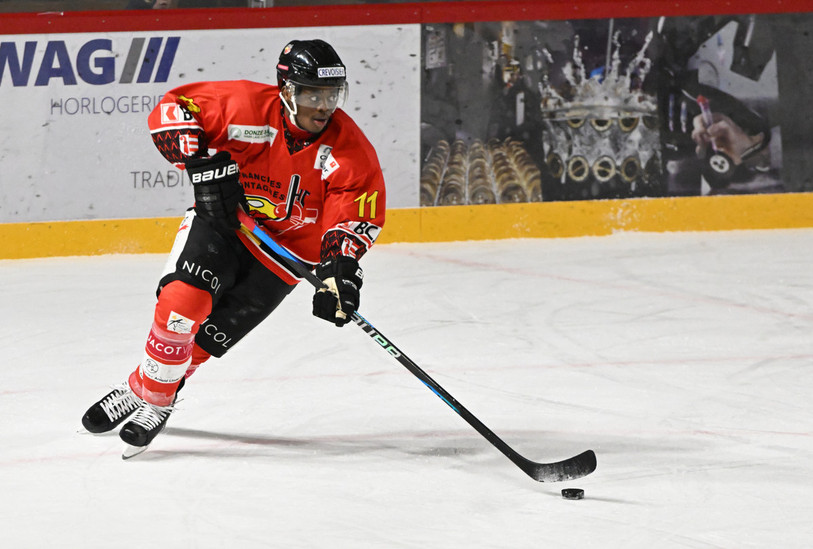 Auguste Impose s'est distingué mercredi soir en inscrivant un doublé (photo : Georges Henz).