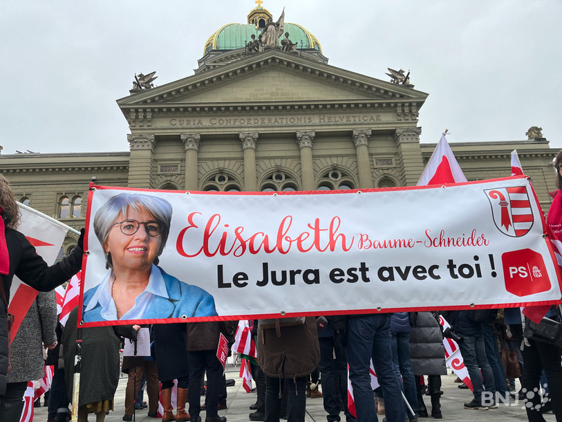 La nouvelle conseillère fédérale pourra être fêtée également par les écoliers jurassiens. (Photo: archive)