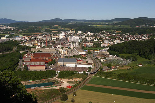 La zone industrielle de Pratteln
