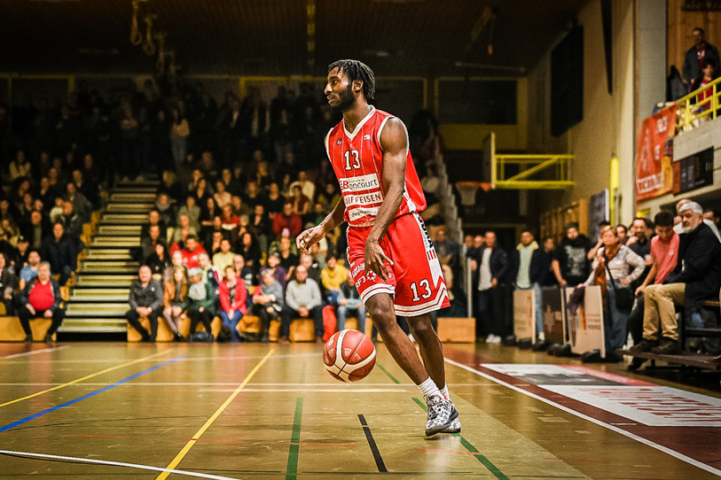 Andre Jones et le BC Boncourt rêvent de lancer l'année par un exploit face au leader. (Photo : Stéphane Bée)