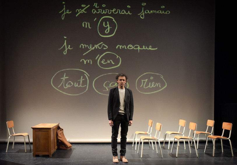 Avec « Chagrin d'école », Daniel Pennac et Laurent Natrella (photo) nous renvoient à notre passé d'écolier. (Photo : Vincent Pontet)