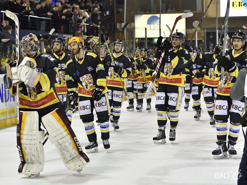 Les Jurassiens ont pu savourer leur qualification devant leur public (photo : Georges Henz)