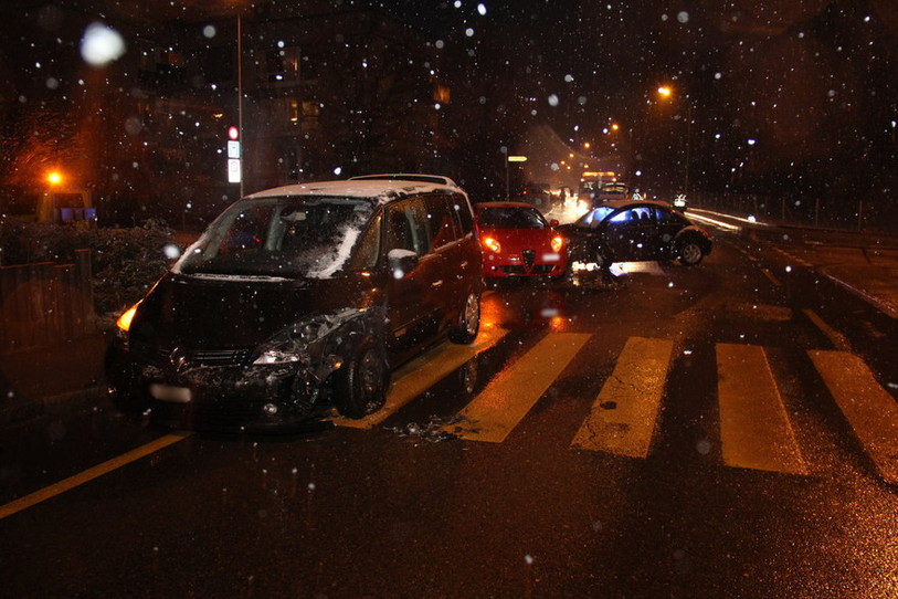 Trois véhicules ont été impliqués dans l'accident.