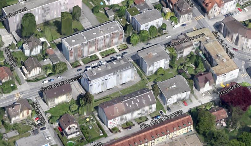 Le concours de projet pour le « Mâche-centre » sera bientôt lancé. (photo: google earth)