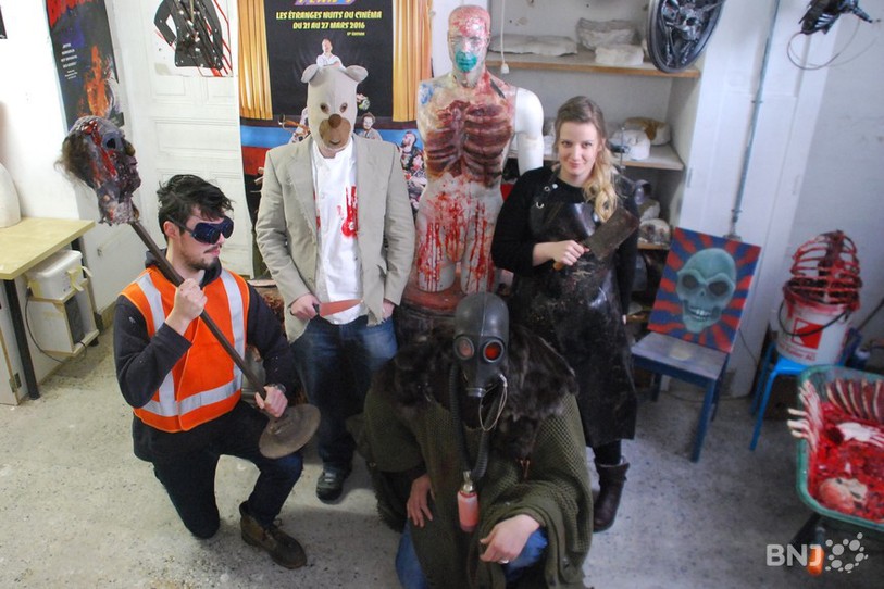 Les membres du comité des Etranges nuits sont déjà prêts pour l'ouverture du festival.