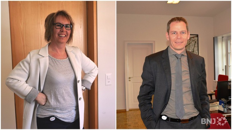 Nathalie Barthoulot et David Eray ont accepté de porter le podomètre