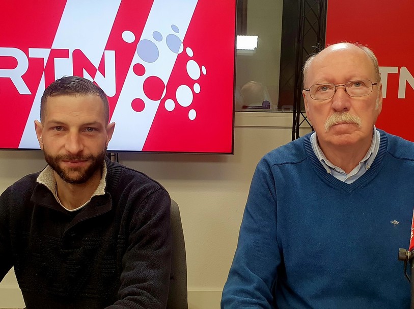 Le président de l'Association, Dominique Marchand et son plus ancien membre actif, Jacques Descombaz étaient les invités de La Matinale.