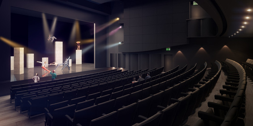 Voilà à quoi pourrait ressembler l'intérieur du Théâtre Palace de Bienne d'ici 2018. (ldd)