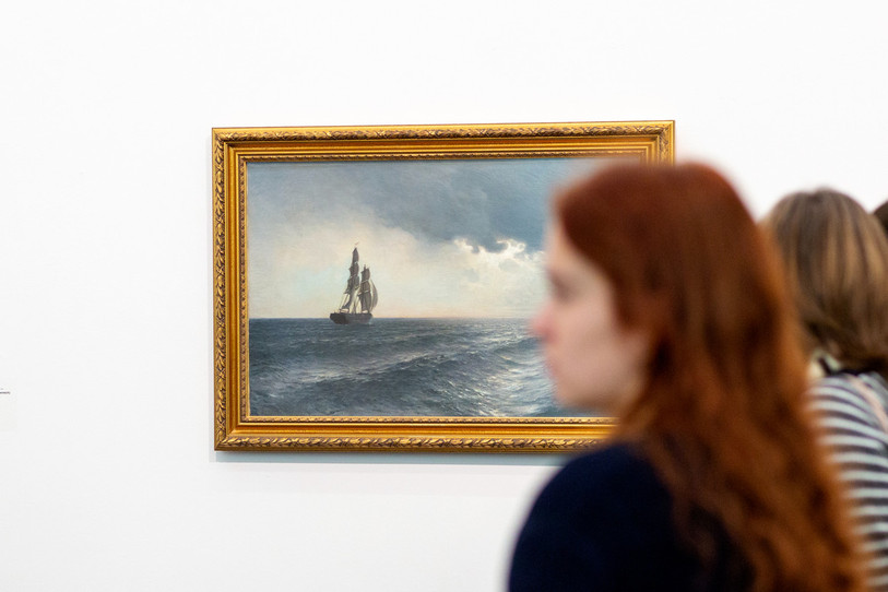 De nombreux maîtres de l'art russe sont présentés dans l'exposition Born in Ukraine, au Kunst Museum de Bâle. Ici, une huile de 1886 de Lev Lagorio. (photo : Julian Salinas pour le Kunst Museum Basel).