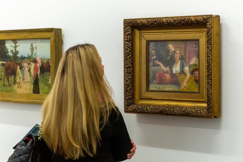 Des œuvres de Repin sont exposées à Bâle (photo : Julian Salinas, pour le Kunst Museum Basel).