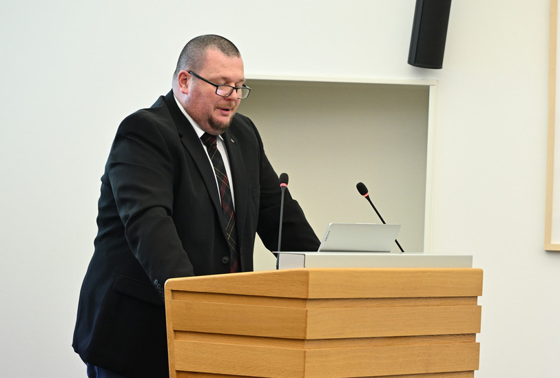L'UDC Didier Spies siège depuis 2016 en tant que député au Parlement jurassien. (Photo : Georges Henz).