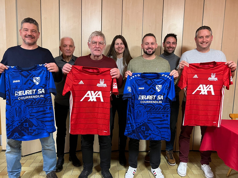 Les deux clubs de football ont récemment acté leur fusion. (photo : FC Courrendlin-Courroux)