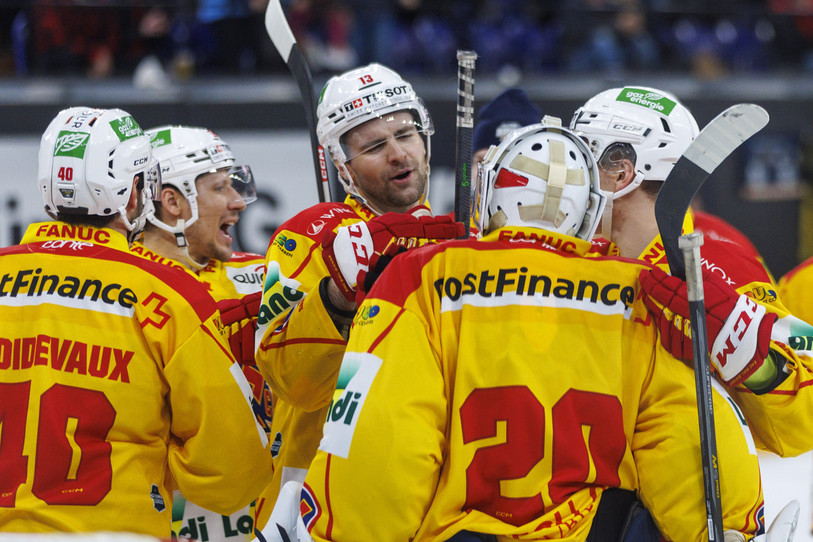 Elien Paupe, avec son numéro 20, a été l’un des grands artisans de cette victoire. (Photo : KEYSTONE/Patrick B. Kraemer)