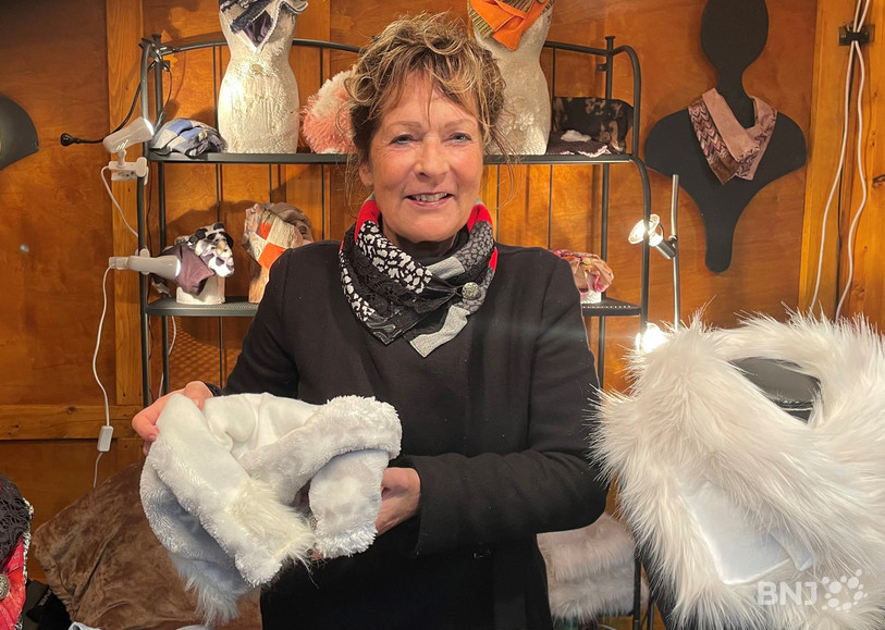 Evelyne Graf était heureuse de pouvoir expliquer son travail aux visiteurs. 