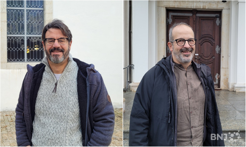 Reto Gmünder, pasteur, et Didier Berret, diacre (de gauche à droite).