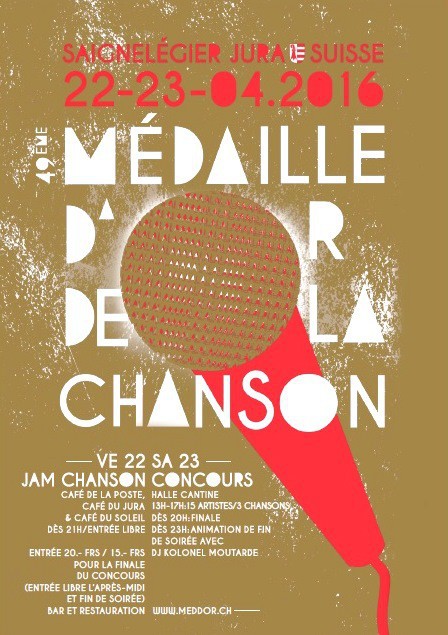 Médaille d'Or 2016