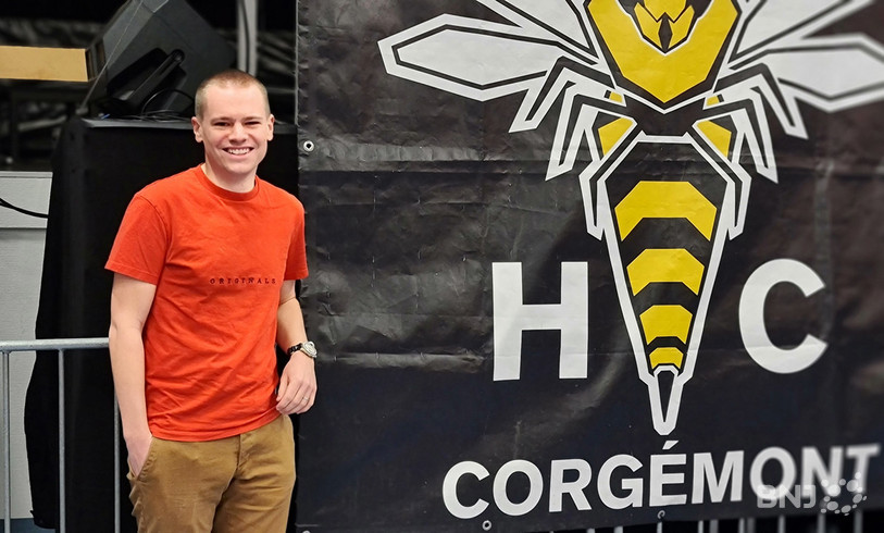 Julien Tièche, membre du comité du HC Corgémont.