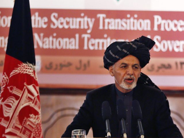 Le président afghan Ashraf Ghani le 1er janvier dernier à Kaboul