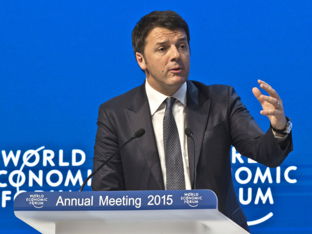 Au WEF, Matteo Renzi rappelle que l'Europe n'est pas qu'une monnaie