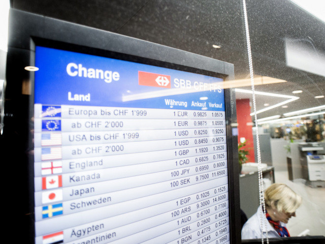 L'euro se renforce encore un peu face au franc