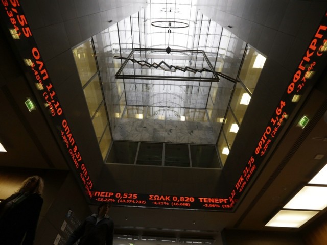 La Bourse d'Athènes en forte baisse après l'échec de l'Eurogroupe