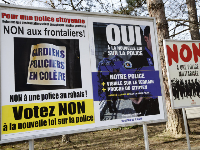 Confirmation du résultat du vote sur la loi sur la police à Genève