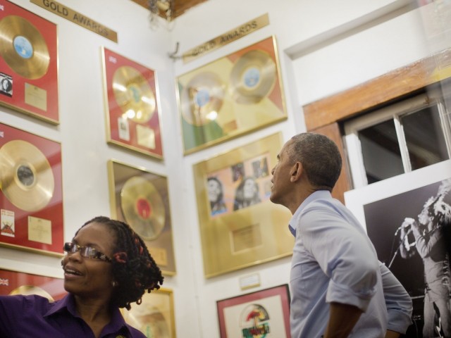 Barack Obama est arrivé en Jamaïque