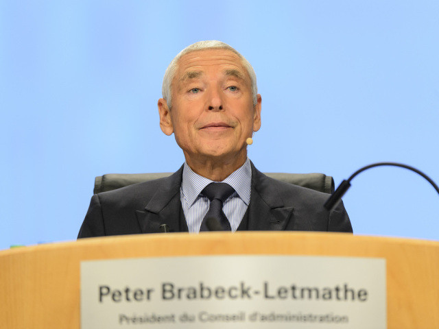 Le président de Nestlé Peter Brabeck se porte beaucoup mieux