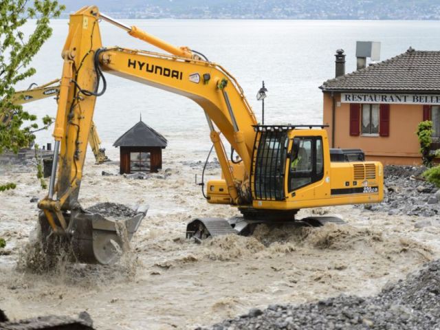 Météo: le Chablais et le Bas-Valais en état d'alerte