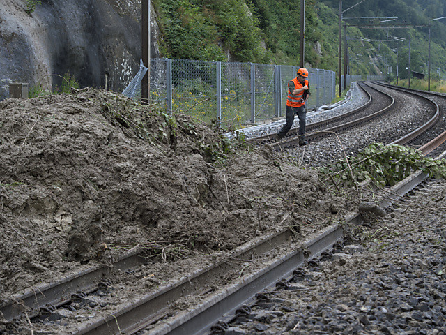 La ligne Berne-Fribourg fortement perturbée par un éboulement