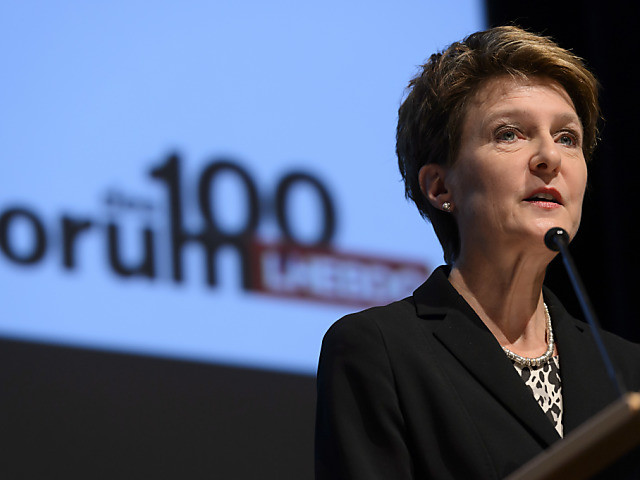 Suisse-UE: Simonetta Sommaruga lance un appel au calme