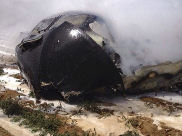 Quatre morts dans le crash d'un avion militaire en Espagne