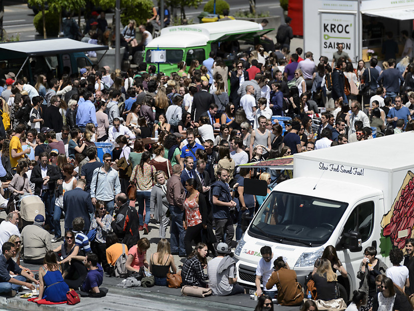 Succès pour le premier Food Truck Festival à Lausanne
