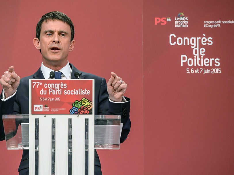 Congrès PS: Manuel Valls s'en donne à coeur joie contre Sarkozy
