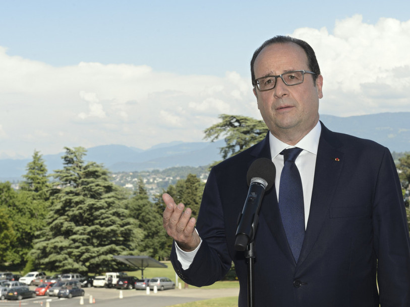 Hollande à Genève: agir pour le climat, bon pour la croissance