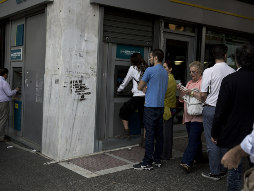 Plus d'un milliard d'euros de retraits bancaires jeudi en Grèce