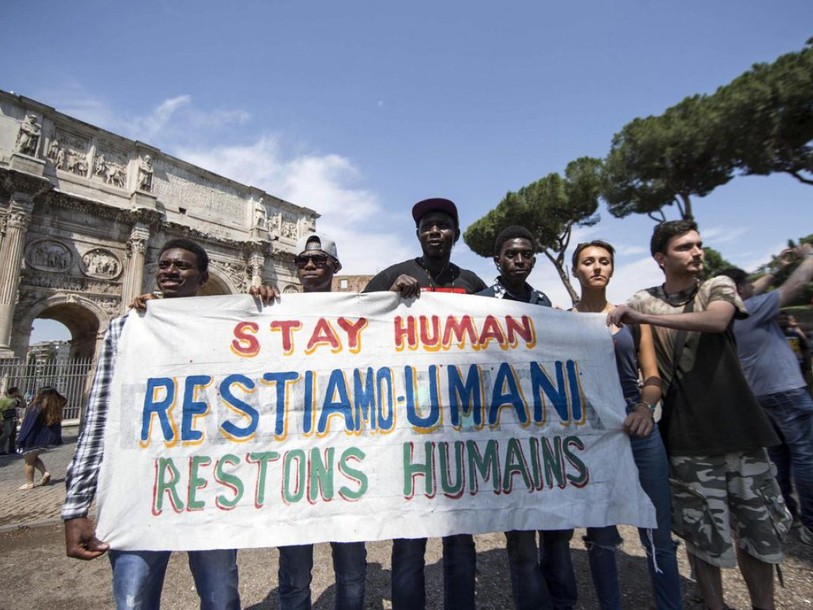 Manifestations à Berlin, Rome et Paris pour les migrants
