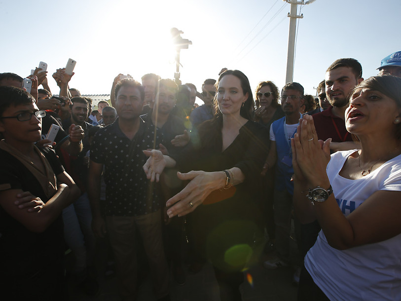 Angelina Jolie s'indigne des souffrances des réfugiés syriens