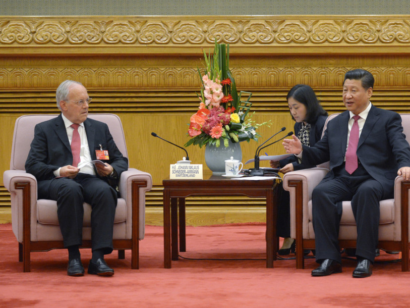Johann Schneider-Ammann à Pékin pour signer les statuts de l’AIIB